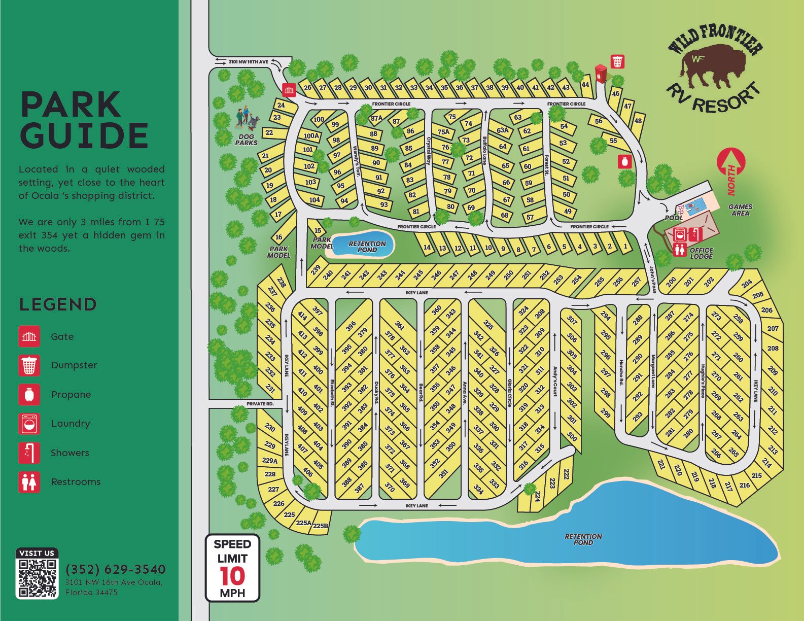 Wild Frontier Park Map